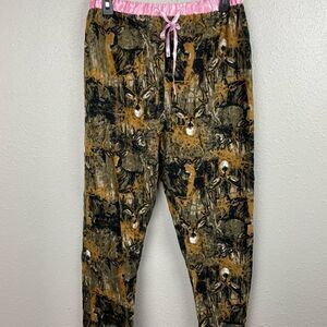 EUC North 15 Womens Camouflage Deer 🦌 Pajama Pants Size L